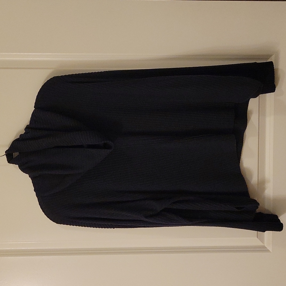 Lush Navy Crop Cowl Neck Sweater Size large